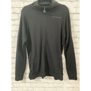 YoungLA Black Full Zip Mens Windbreaker Jacket Size‎ S